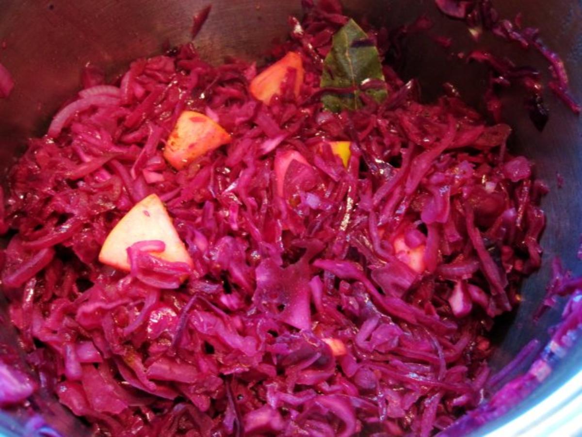 Rotkohl mit Apfel - Rezept - Bild Nr. 4