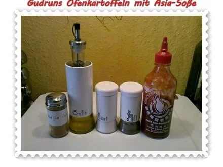 Kartoffeln: Ofenkartoffeln mit Asia-Soße - Rezept - Bild Nr. 4