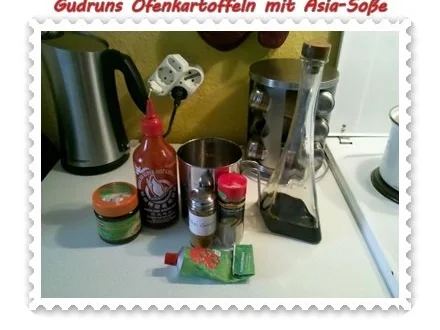 Kartoffeln: Ofenkartoffeln mit Asia-Soße - Rezept - Bild Nr. 6
