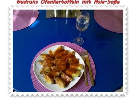 Kartoffeln: Ofenkartoffeln mit Asia-Soße - Rezept - Bild Nr. 10