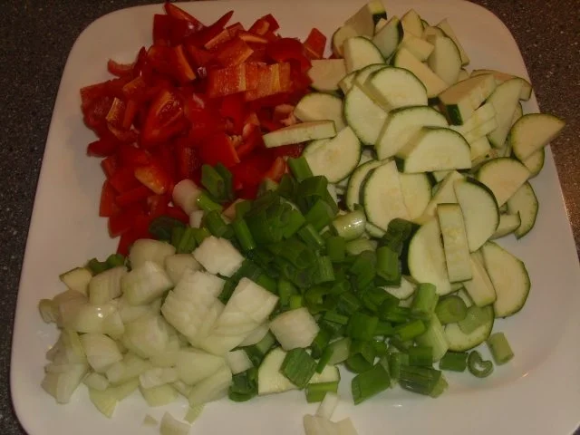 Gemüsepfanne mit gebratenen Semmelknödeln - Rezept - Bild Nr. 3