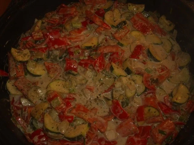 Gemüsepfanne mit gebratenen Semmelknödeln - Rezept - Bild Nr. 6