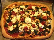 Rezept: Brennnessel-Pizza Brennnessel-Pizza - Rezept