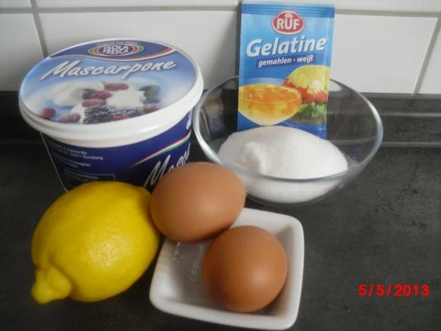 Mascarpone-Creme im Blütenmuffin, - Rezept - Bild Nr. 2