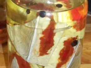 Camembert "Hérmelín" - auf böhmische Art mariniert - Rezept - Bild Nr. 5