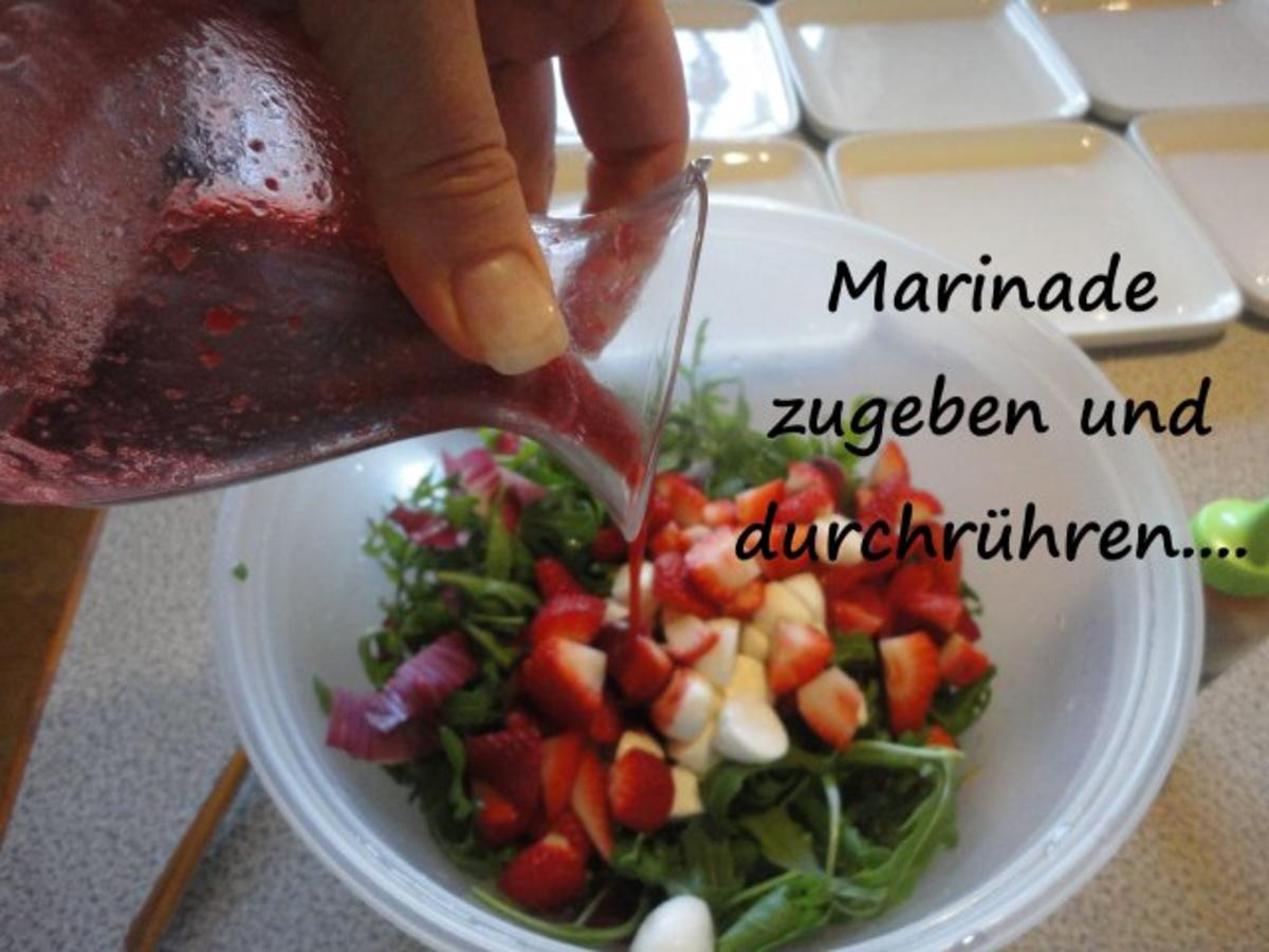 Erdbeer - Caprese - Salat - Rezept - Bild Nr. 3