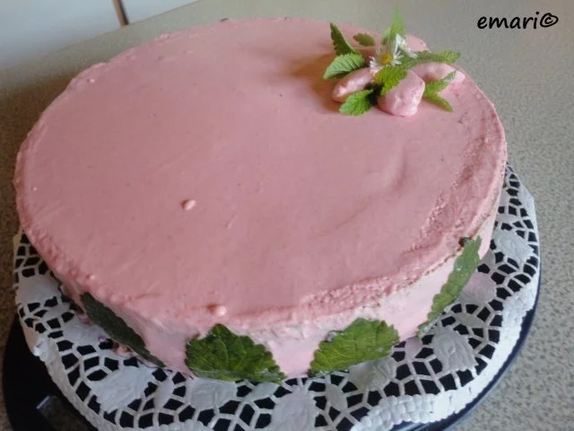 Schnee Torte mit Topfen Obers Frucht Creme - Rezept - Bild Nr. 23