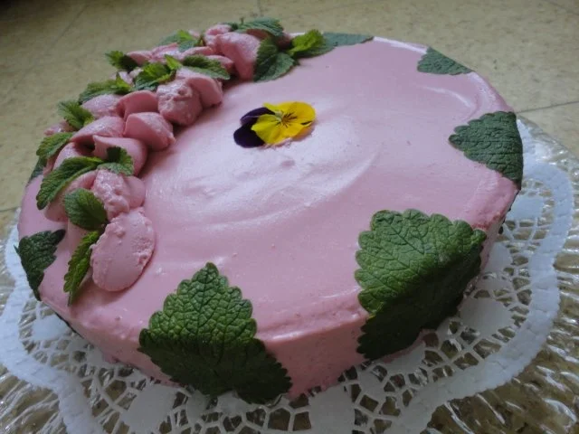 Schnee Torte mit Topfen Obers Frucht Creme - Rezept - Bild Nr. 24