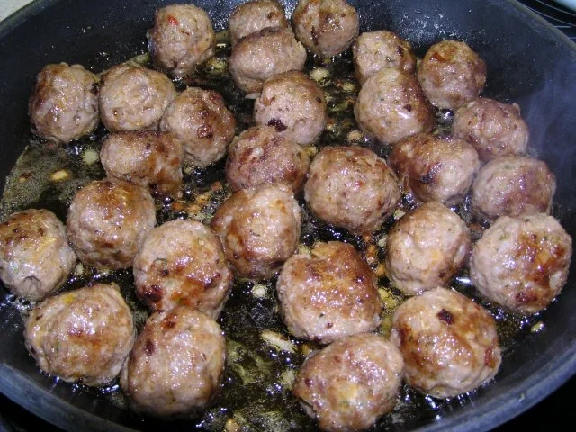 Tomatenreis mit Mettbällchen u.Crème fraîche - Rezept - Bild Nr. 4