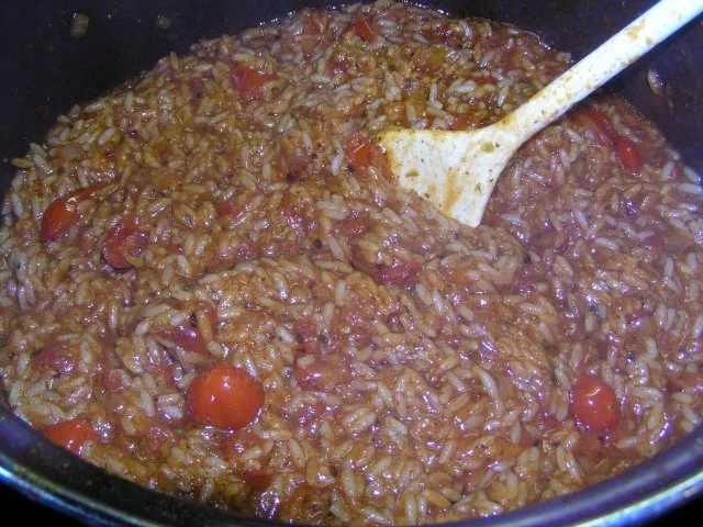 Tomatenreis mit Mettbällchen u.Crème fraîche - Rezept - Bild Nr. 8