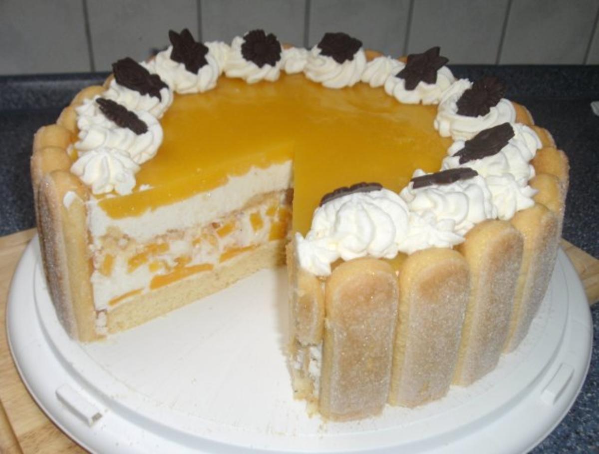 Pfirsich-Joghurt-Torte - Rezept - Bild Nr. 2