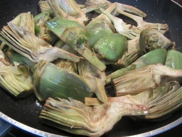 Alcachofas a la suegra - Artischocken nach Schwiegermutterart - Rezept - Bild Nr. 7