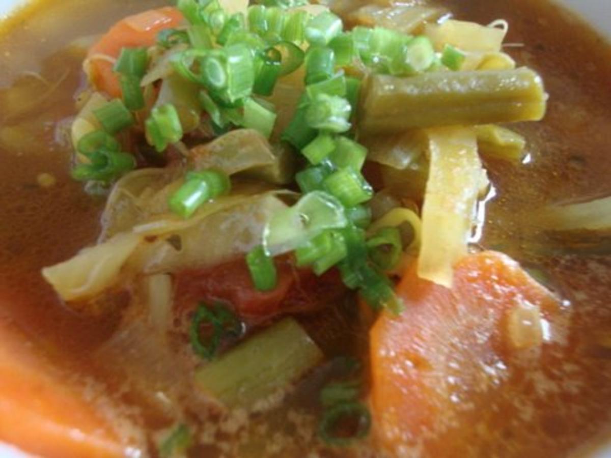 Würzige Gemüsesuppe - Rezept mit Bild - kochbar.de