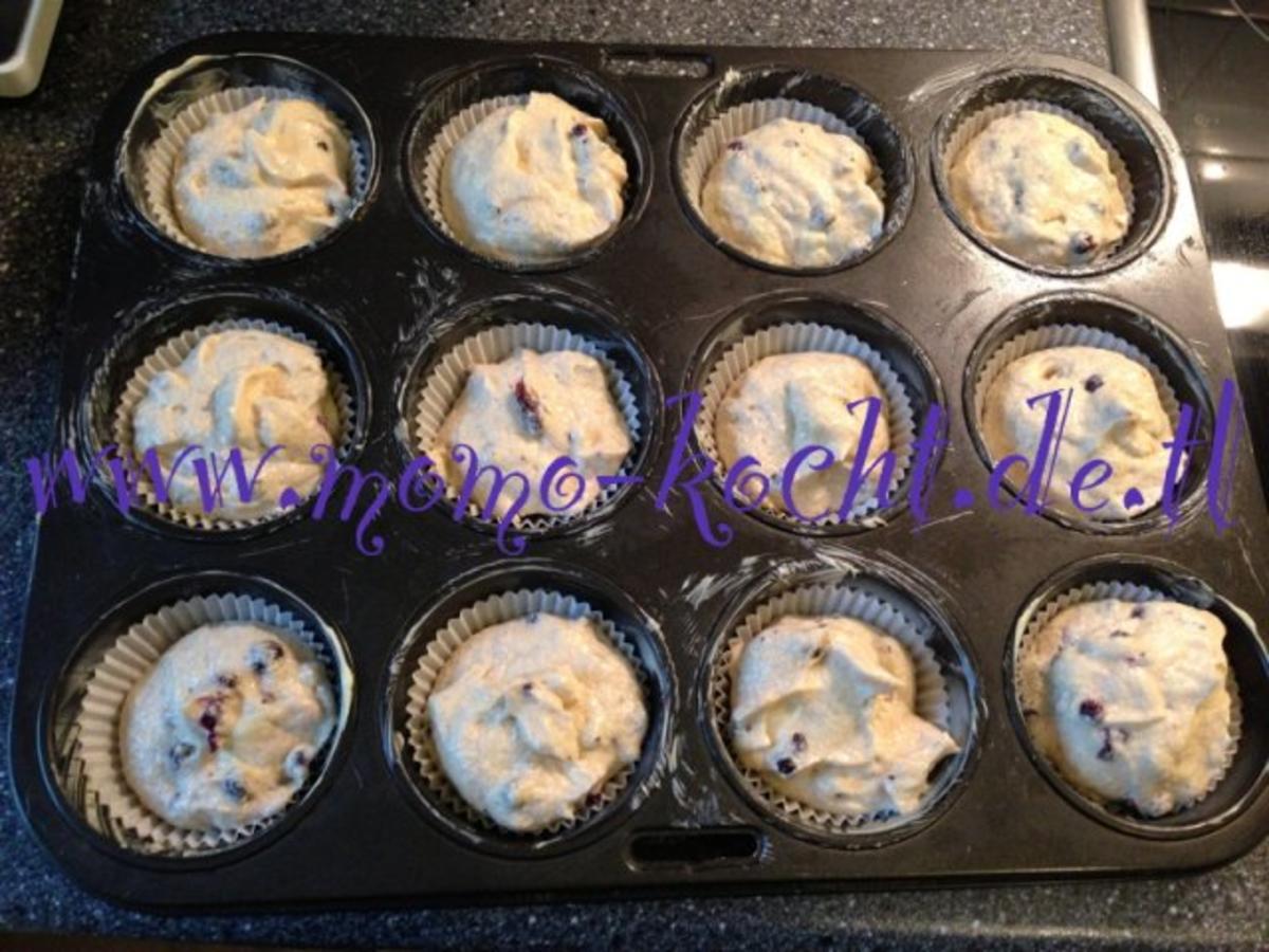 Zitronen-Blaubeer Cupcakes - Rezept - Bild Nr. 3