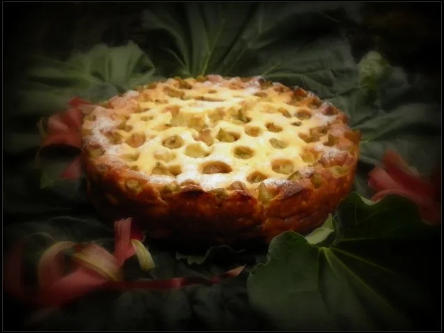 Rezept: Käsekuchen mit Rhabarber Käsekuchen mit Rhabarber - Rezept