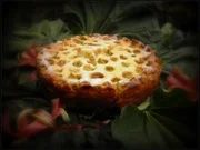 Käsekuchen mit Rhabarber - Rezept