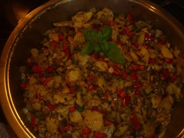 Kartoffel-Paprikasalat - Rezept