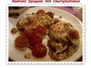 Eier: Spiegelei mit Cherrytomaten - Rezept
