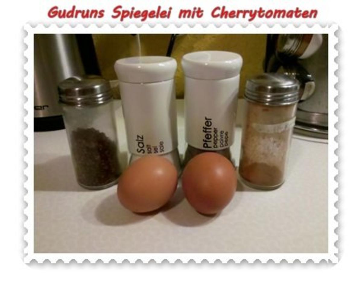 Eier: Spiegelei mit Cherrytomaten - Rezept - Bild Nr. 3