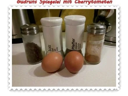 Eier: Spiegelei mit Cherrytomaten - Rezept - Bild Nr. 3