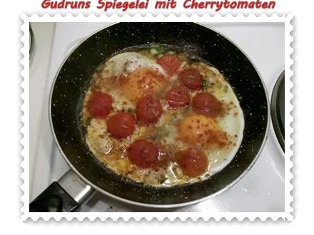 Eier: Spiegelei mit Cherrytomaten - Rezept - Bild Nr. 4