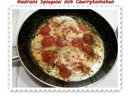 Eier: Spiegelei mit Cherrytomaten - Rezept - Bild Nr. 5