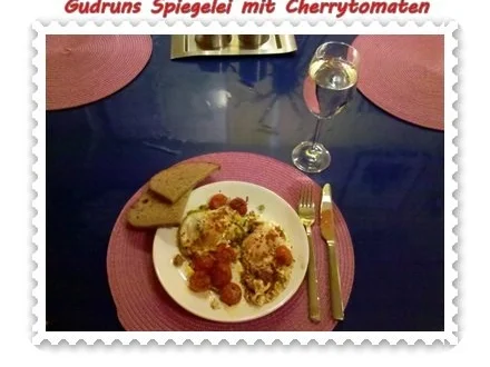 Eier: Spiegelei mit Cherrytomaten - Rezept - Bild Nr. 6