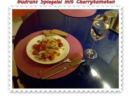 Eier: Spiegelei mit Cherrytomaten - Rezept - Bild Nr. 7