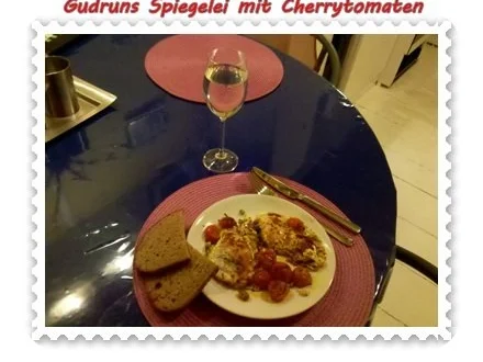 Eier: Spiegelei mit Cherrytomaten - Rezept - Bild Nr. 8