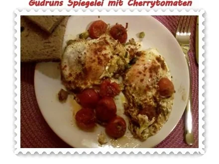 Eier: Spiegelei mit Cherrytomaten - Rezept - Bild Nr. 9