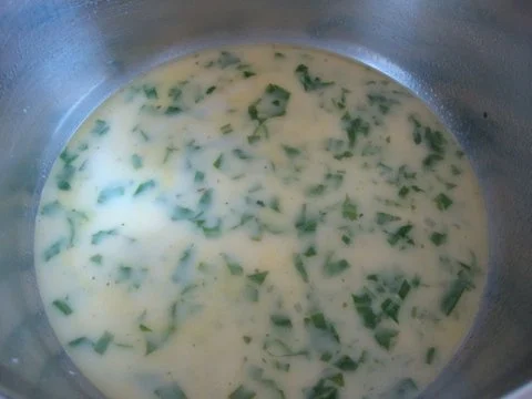 Rucola Weinsüppchen mit Lachstopping - Rezept - Bild Nr. 11