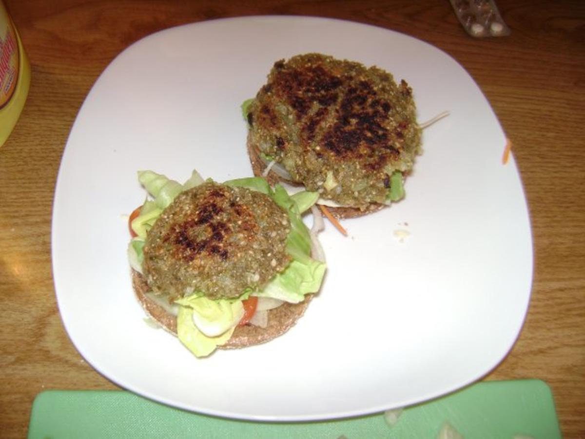 Dinkel Grünkern Burger - schnell &amp; einfach - von marykochtgerne