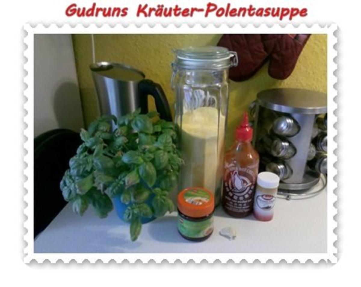 Suppe: Kräuter-Polentasuppe - Rezept - Bild Nr. 2