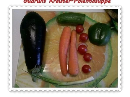 Rezept: Suppe: Kräuter-Polentasuppe Bild Nr. 3 Suppe: Kräuter-Polentasuppe - Rezept - Bild Nr. 3