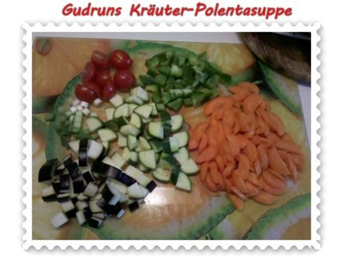 Suppe: Kräuter-Polentasuppe - Rezept - Bild Nr. 4