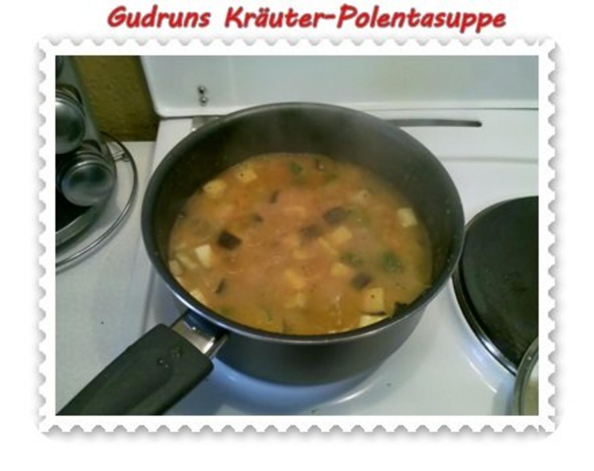 Suppe: Kräuter-Polentasuppe - Rezept - Bild Nr. 5