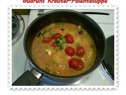 Rezept: Suppe: Kräuter-Polentasuppe Bild Nr. 6 Suppe: Kräuter-Polentasuppe - Rezept - Bild Nr. 6