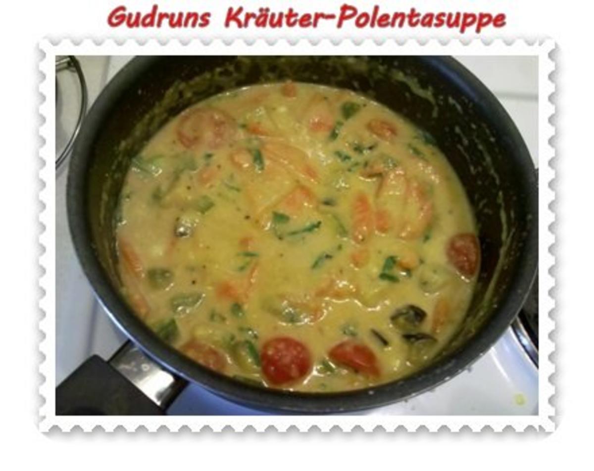 Suppe: Kräuter-Polentasuppe - Rezept - Bild Nr. 9