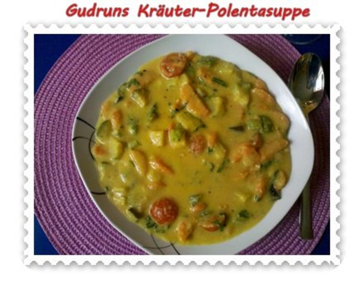 Suppe: Kräuter-Polentasuppe - Rezept - Bild Nr. 13