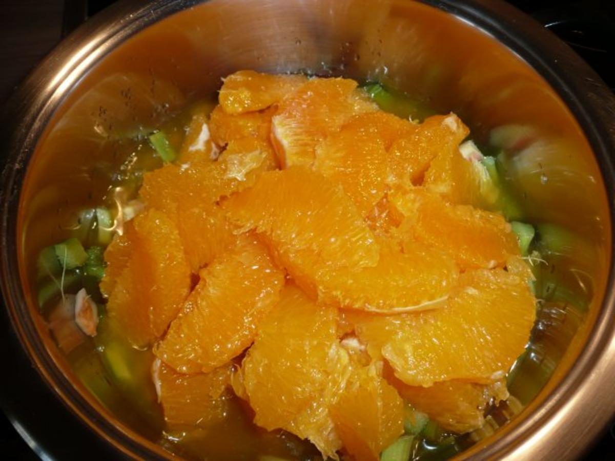Rhabarber-Orangen - Marmelade - Rezept - Bild Nr. 3