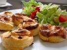 Blätterteigschnecken mit getrockneten Tomaten - Rezept