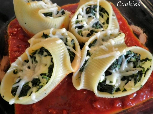 Lumaconi mit Spinat und Schafskäse .... - Rezept - Bild Nr. 12