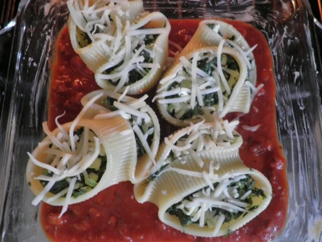 Lumaconi mit Spinat und Schafskäse .... - Rezept - Bild Nr. 11