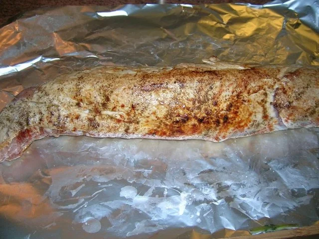 Schweinefilet, gefüllt mit grünem Spargel - Rezept - Bild Nr. 11