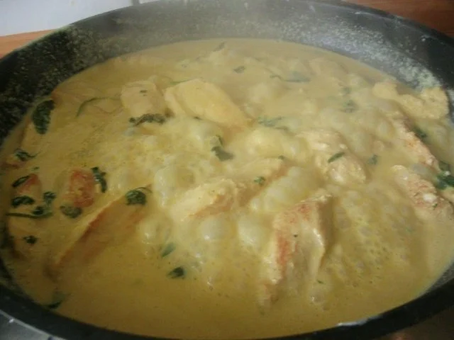 Hähnchenbruststreifen mit frischen Kräutern gebraten  in Senfsauce - Rezept - Bild Nr. 8