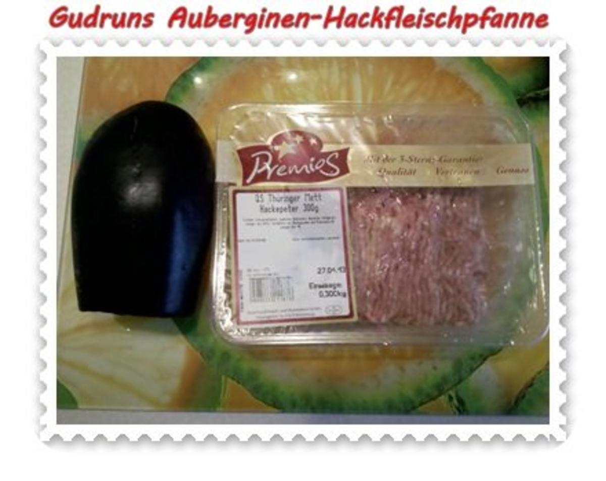 Hackfleisch: Auberginen-Hackfleischpfanne - Rezept - Bild Nr. 3