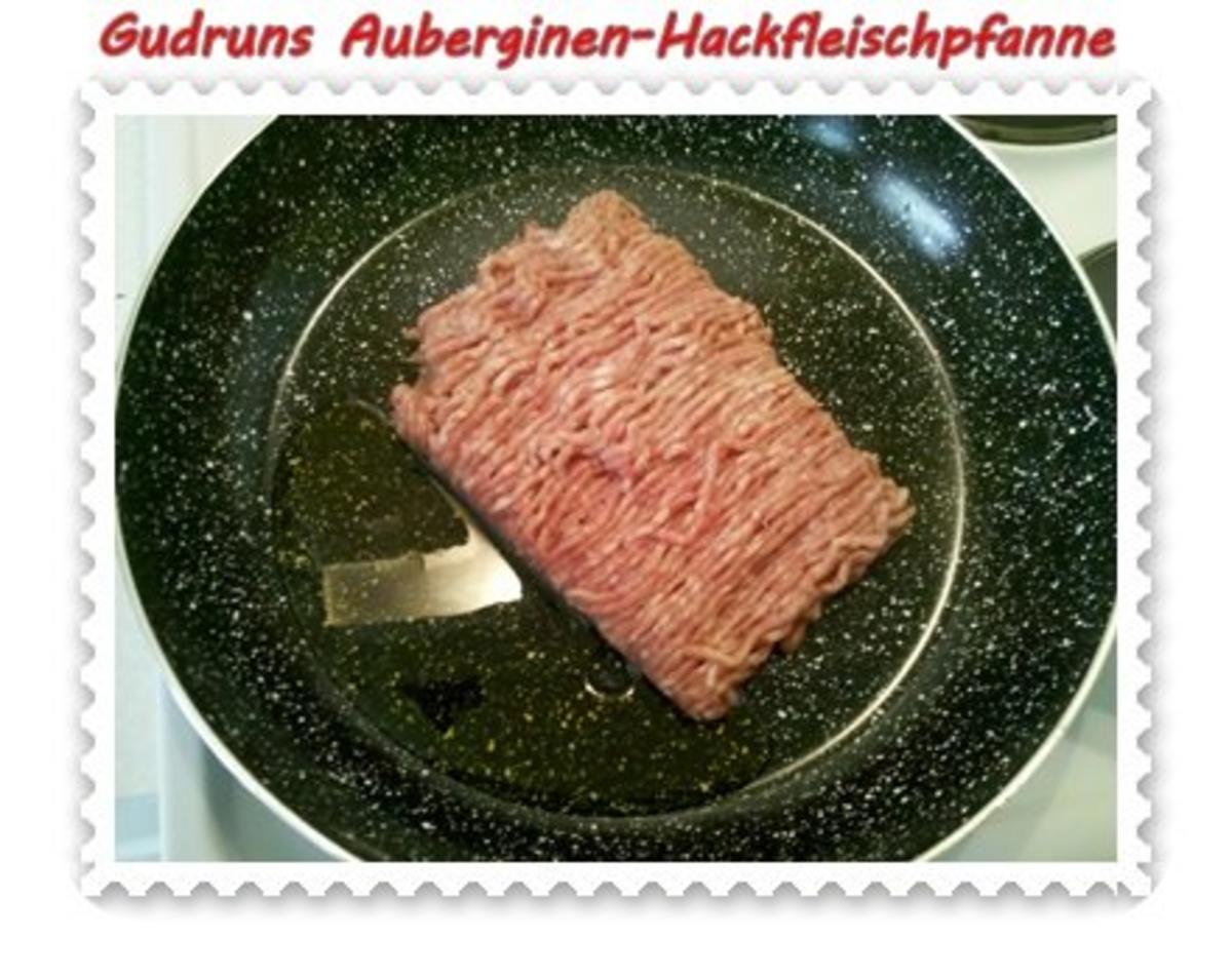 Hackfleisch: Auberginen-Hackfleischpfanne - Rezept - Bild Nr. 4