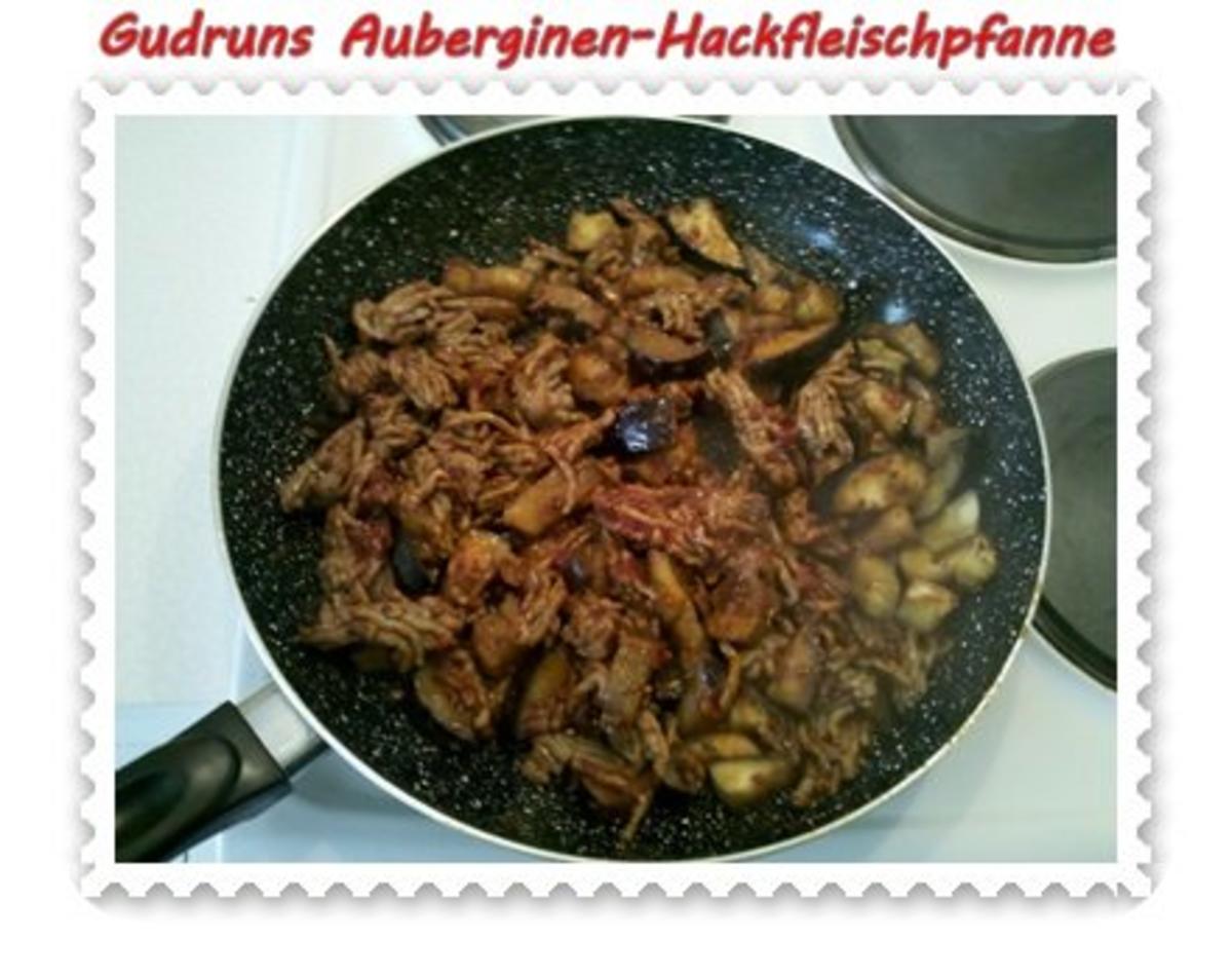 Hackfleisch: Auberginen-Hackfleischpfanne - Rezept - Bild Nr. 7