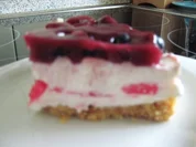 Rezept: Kuchenzwerg: Philadelphiatorte mit Blaubeeren Kuchenzwerg: Philadelphiatorte mit Blaubeeren - Rezept