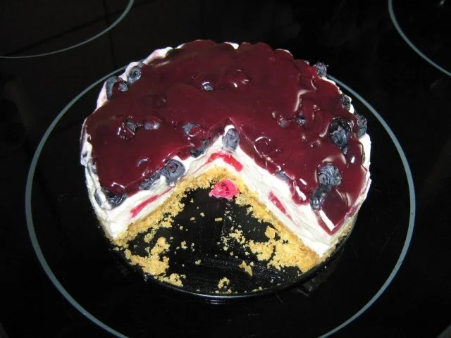 Kuchenzwerg: Philadelphiatorte mit Blaubeeren - Rezept - Bild Nr. 4